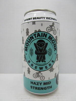 Mountain Monk - Hazy Mid Strength 3.6% 375ml