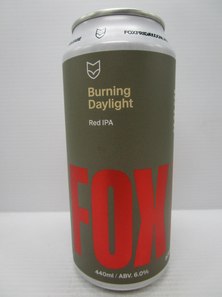 Fox Friday - Burning Daylight Red IPA 6% 440ml