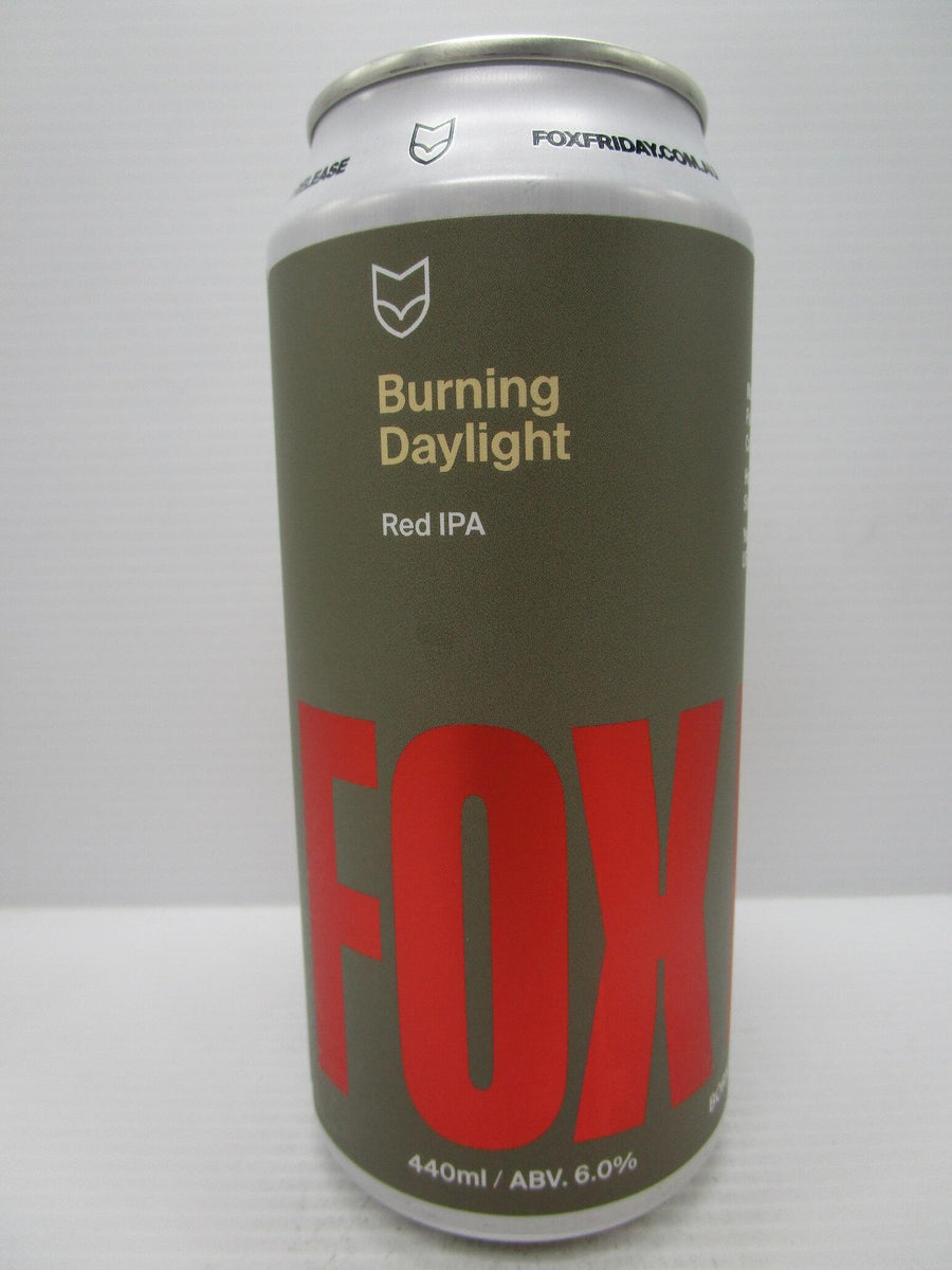 Fox Friday - Burning Daylight Red IPA 6% 440ml