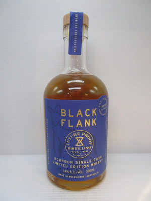 Black Flank Bourbon Single Cask Whisky 54% 500ml