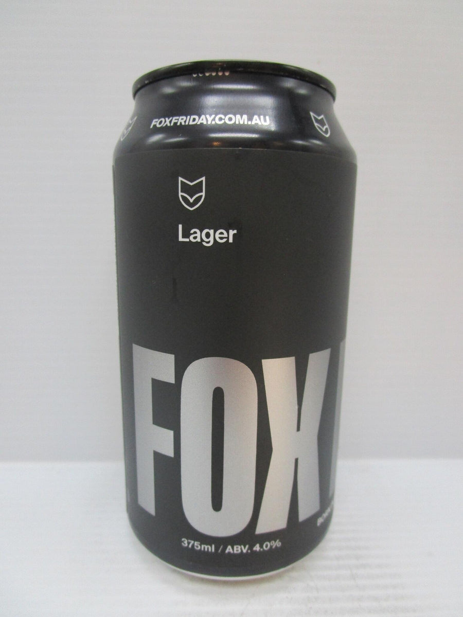 Fox Friday Core Lager 4% 375ml – Grape And Grain