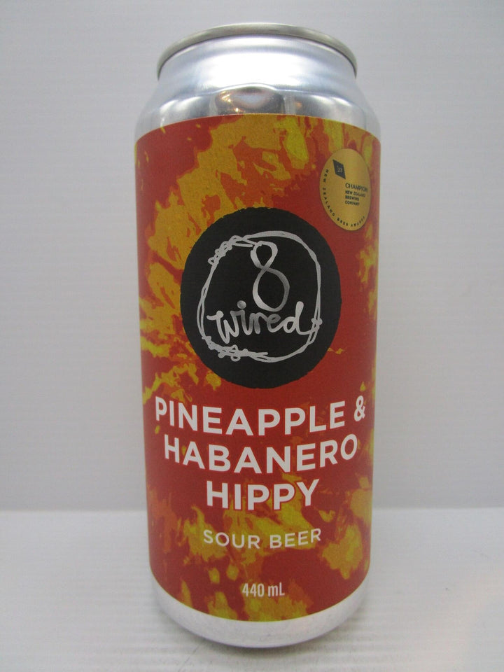 8 Wired - Pineapple & Habanero Hippy Sour 4% 440ml - Grape & Grain