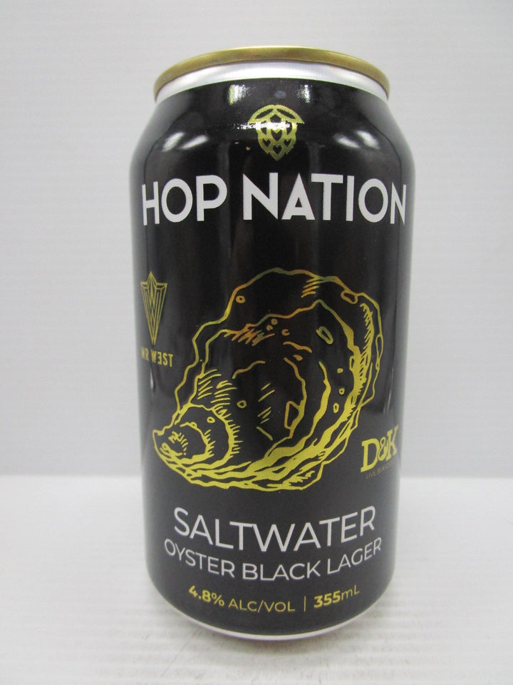 Hop Nation - Saltwater Oyster Black Lager 4.8% 355ml