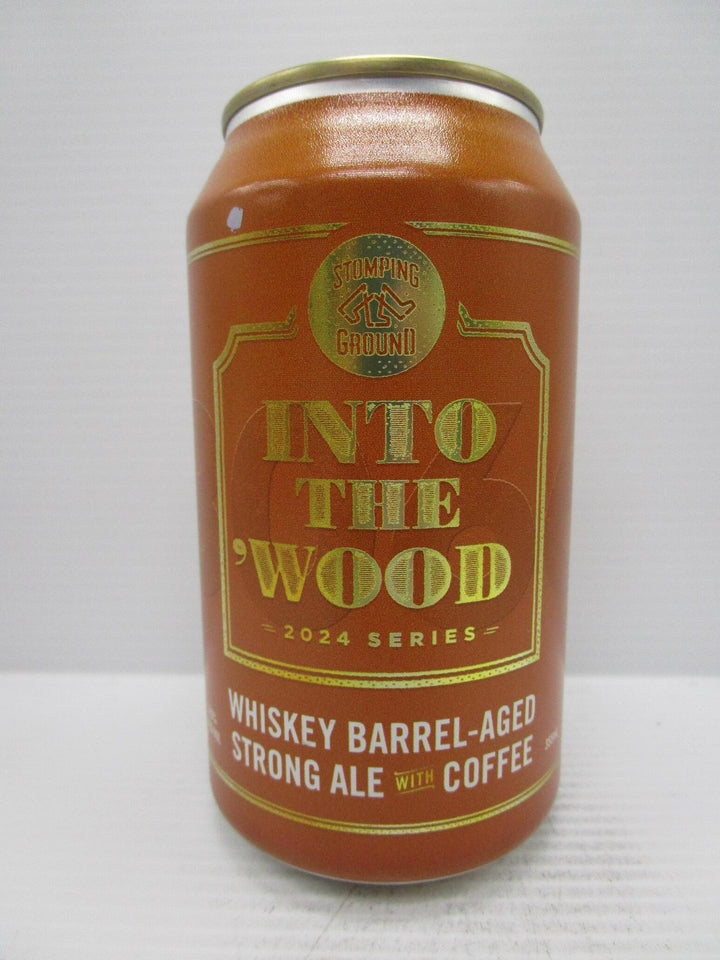 Stomping Into The Wood Whiskey BA Strong Ale wCoffee 9% 355ml - Grape & Grain