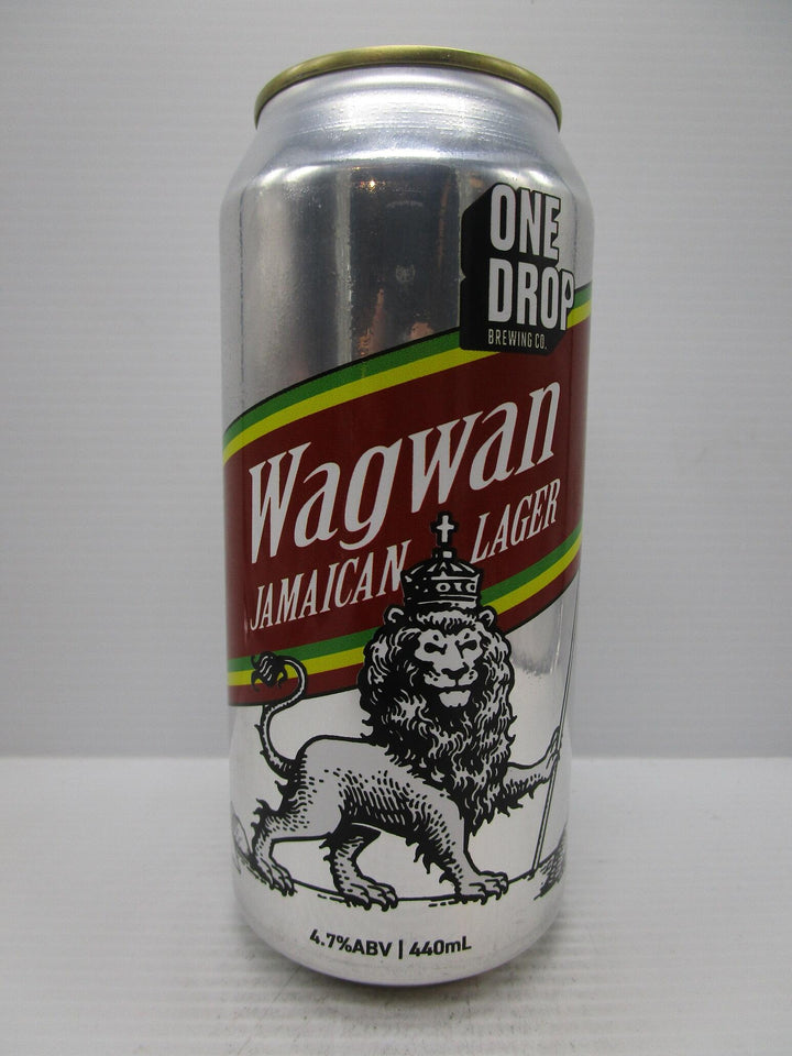 One Drop - Wagwan Jamaican Lager 4.7% 440ml - Grape & Grain