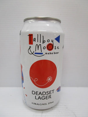 Tallboy & Moose - Deadset Lager 4.5% 375ml