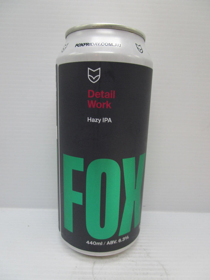 Fox Friday - Detail Work Hazy IPA 6.3% - Grape & Grain 12th Birthday Beer 440ml