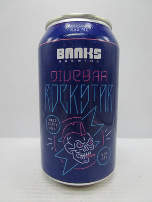 Banks - Divebar Rockstar West Coast Pils 5% 355ml