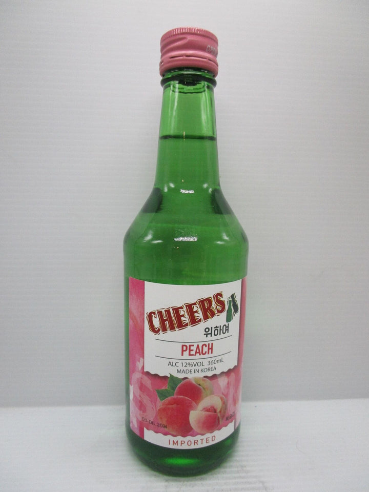 Cheers Peach Soju 12% 360ml