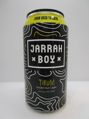 Jarrah Boy - Tirum Golden Sun Lager 4% 375ml