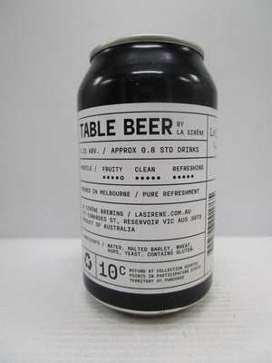 La Sirene - Table Beer 3.2% 330ml