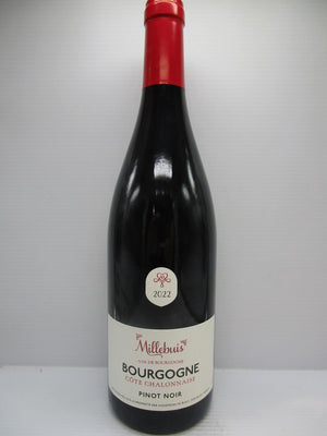 Millebuis Bourgogne Cote Chalonnaise Pinot Noir 2022 13.5% 750ml