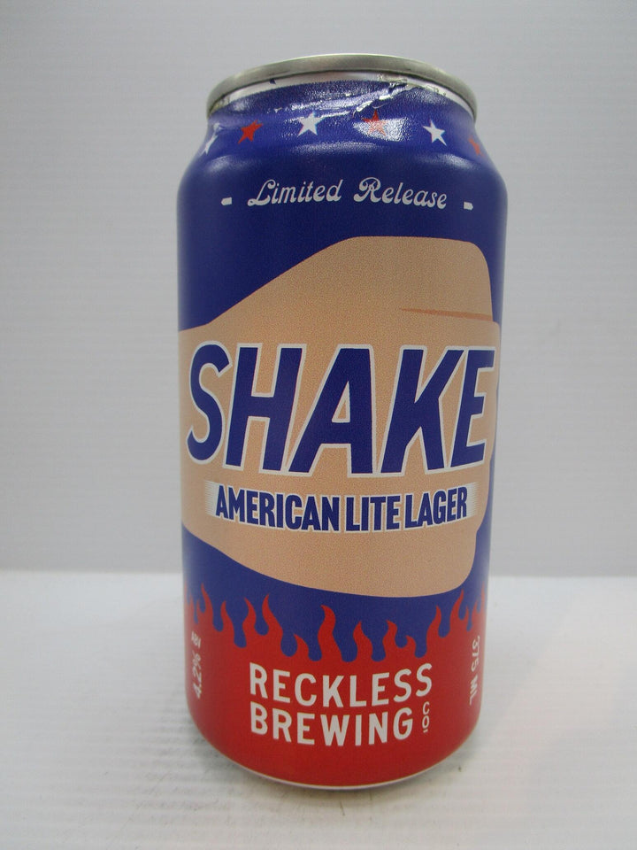 Reckless - Shake American Lite Lager 4.2% 375ml - Grape & Grain