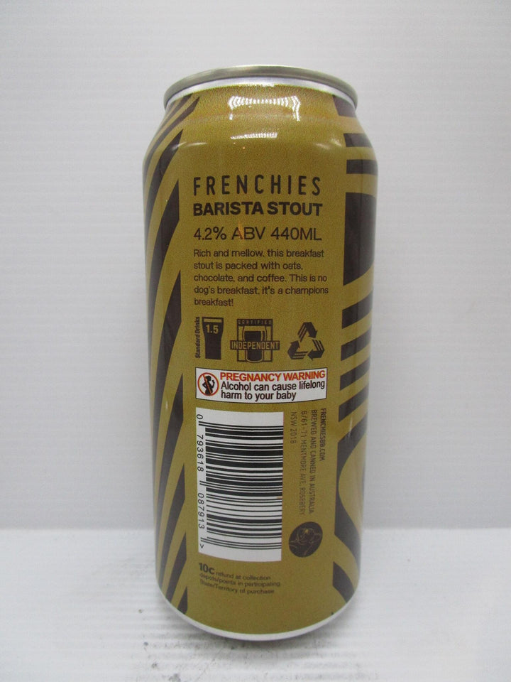 Frenchies Barista Stout 4.2% 440ml - Grape & Grain