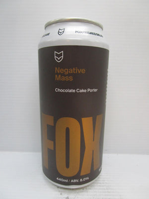 Fox Friday Negative Mass Choc Cake Porter 8% 440ml