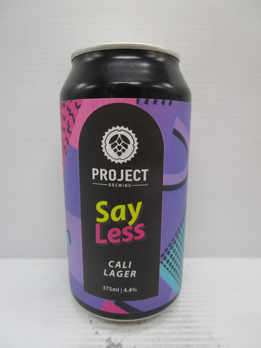 Project - Say Less Cali Lager 4.4% 375ml