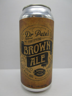 Garage Project - Dr Pete's Fortifying Brown Ale 5% 440ml