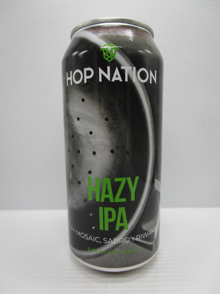 Hop Nation - Hazy IPA Mosaic, Sabro & Riwaka 6.2% 440ml - Grape & Grain