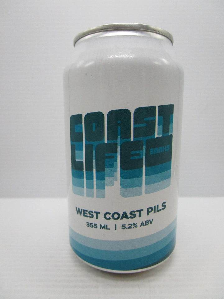 Banks - Coast Life West Coast Pils 5.2% 355ml - Grape & Grain