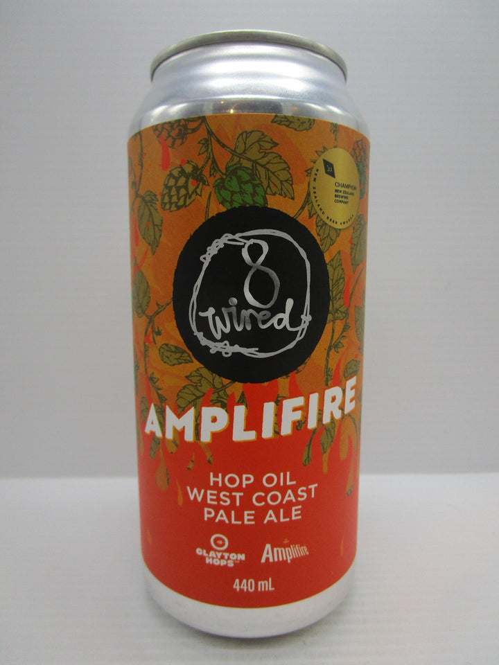 8 Wired - Amplifire Hop Oil West Coast Pale Ale 5.6% 440ml - Grape & Grain