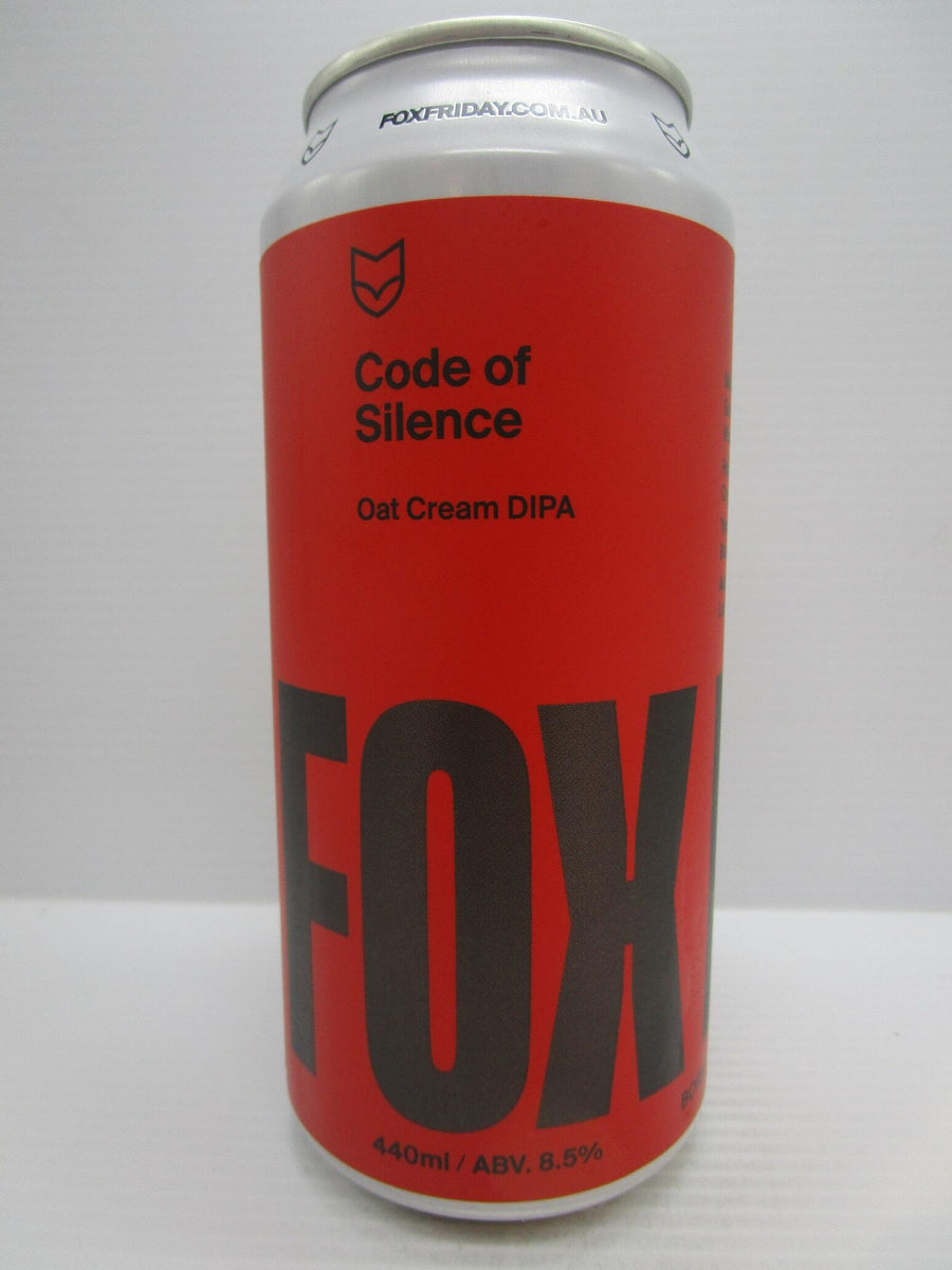 Fox Friday - Code of Silence Oat Cream DIPA 8.5% 440ml