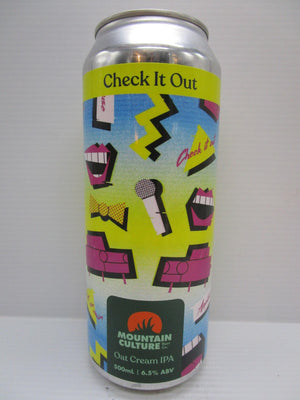 Mountain Culture - Check it Out Oat Cream IPA 6.5% 500ml