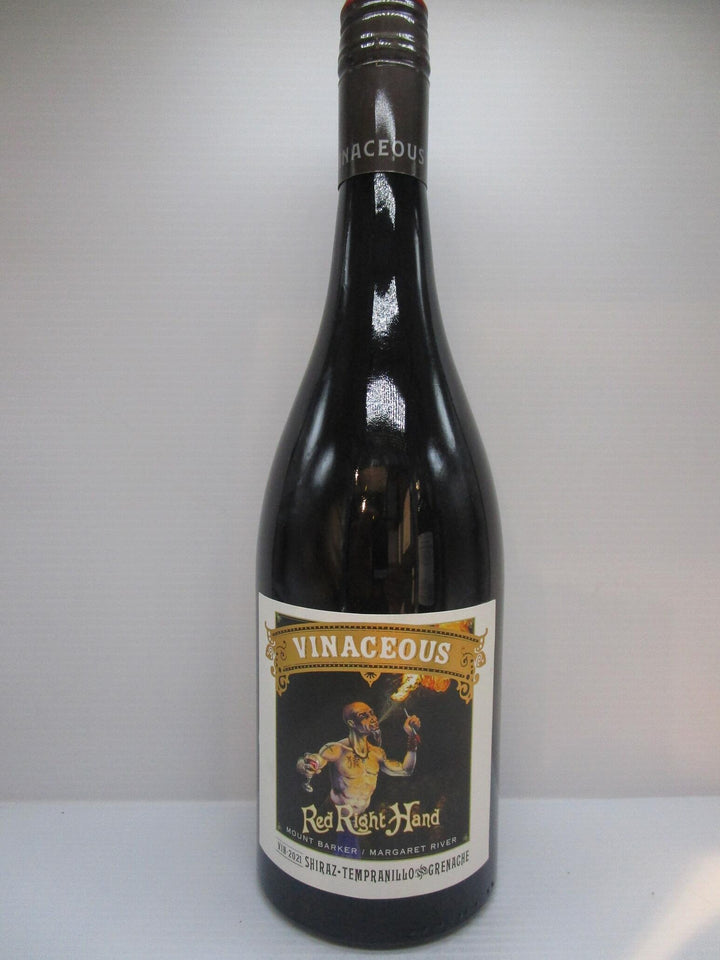 Vinaceous Red Right Hand Shiraz/Temp/Grena 2021 14% 750ml