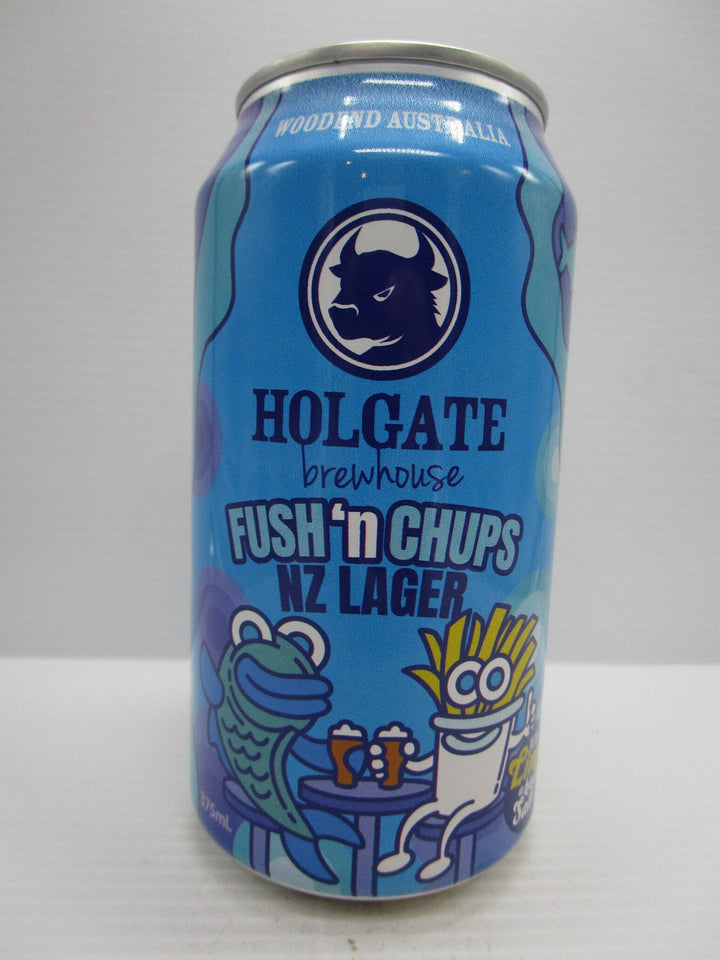 Holgate - Fush 'n Chups NZ Lager 4.5% 375ml