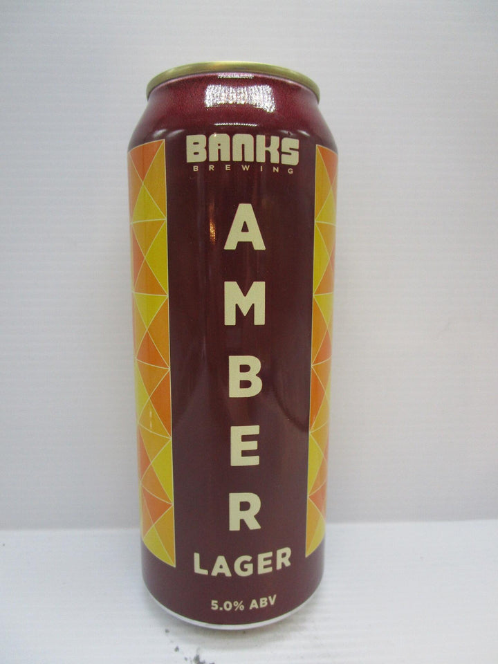 Banks Amber Lager 5% 500ml