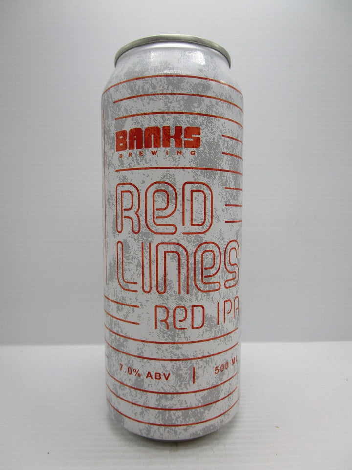 Banks - Red Lines Red IPA 7% 500ML