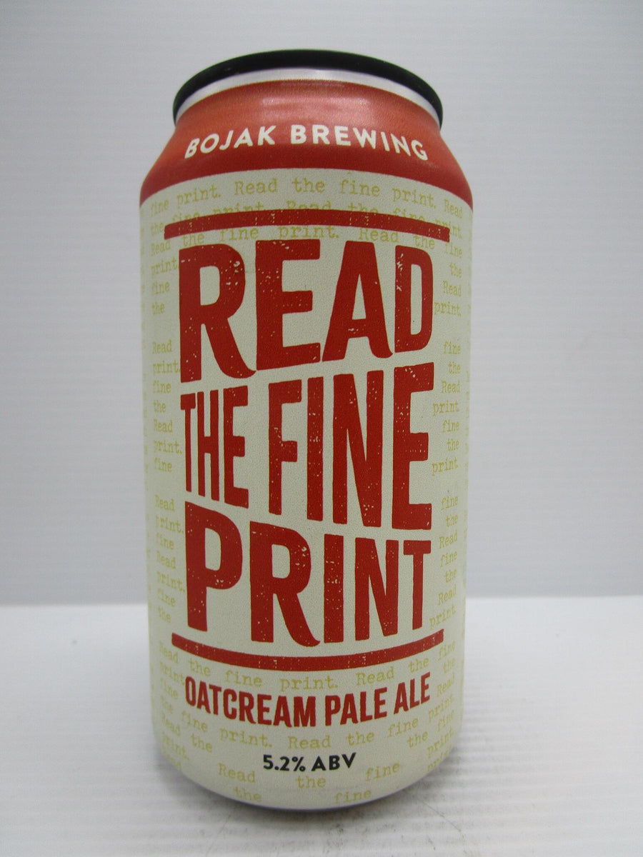 Bojak - Read the Fine Print Oatcream 5.2% 375ml