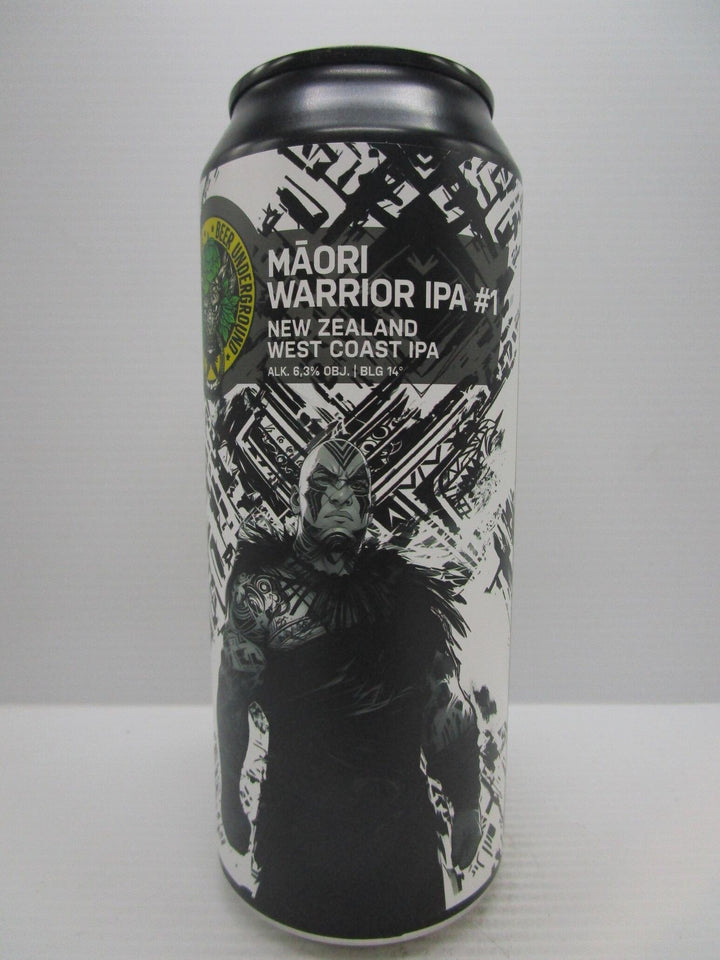 Beer Underground - Maori Warrior IPA #1 6.3% 500ML