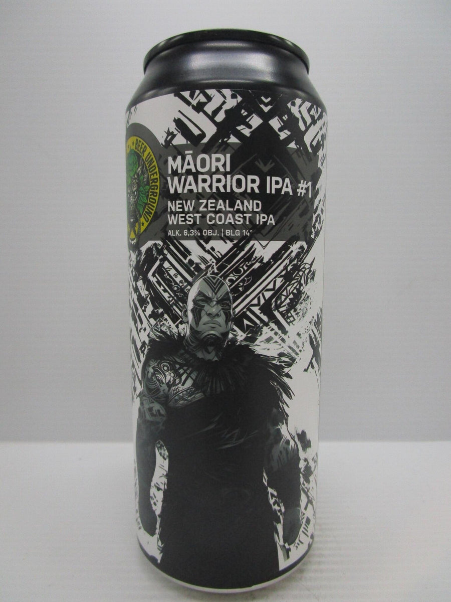 Beer Underground - Maori Warrior IPA #1 6.3% 500ML