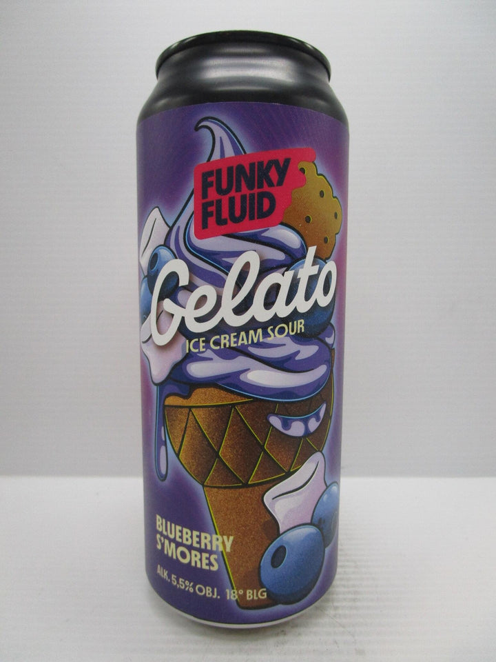 Funky Fluid Gelato - Blueberry S'mores Ice Cream Sour 5.5% 500ML