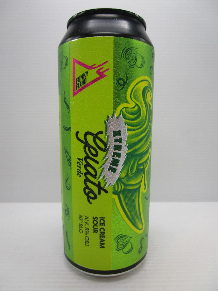 Funky Fluid Gelato - XTREME Verde Ice Cream Sour 8% 500ML