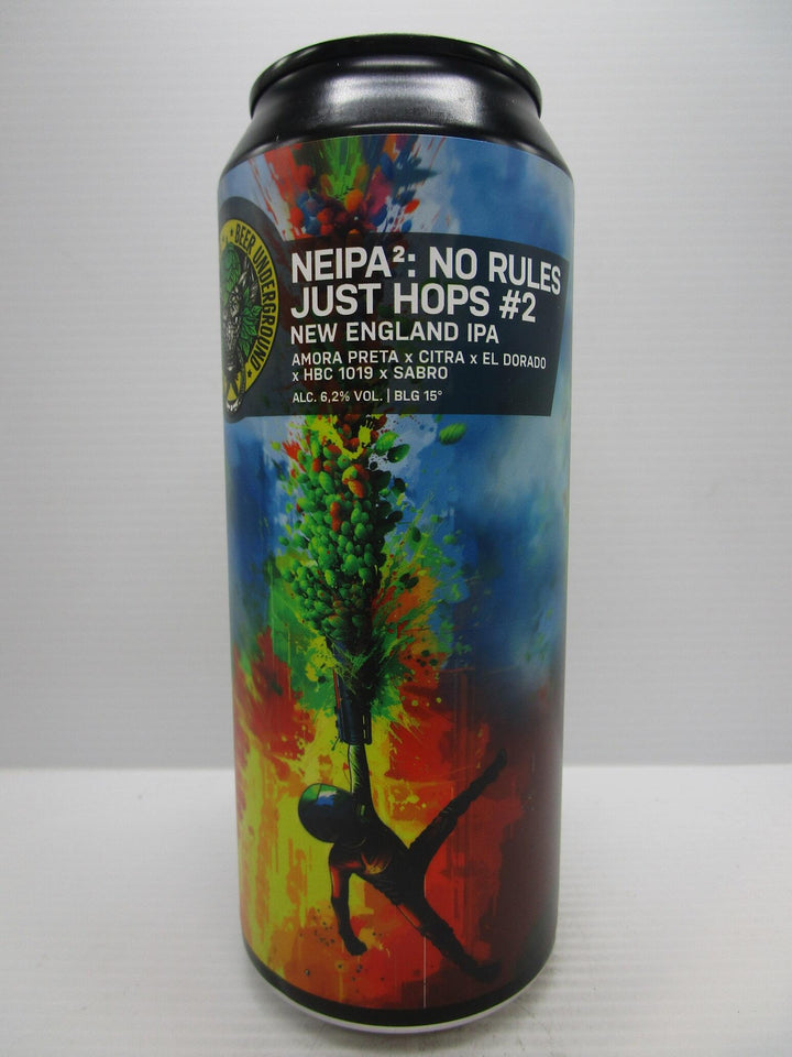Beer Underground - No Rules Just Hops NEIPA #2 6.2% 500ML