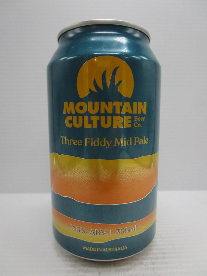 Mountain Culture - Three Fiddy Mid Pale 3.5% 355ml