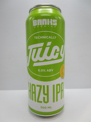 Banks - Technically Juicy - Hazy IPA 6% 500ml