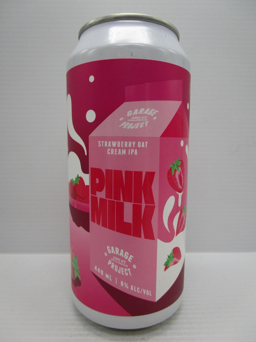 Garage Project - Pink Milk Strawberry Oat Cream IPA 8% 440ml