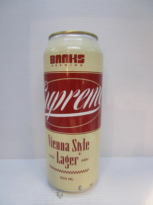 Banks Supreme Vienna Style Lager 5% 440ml
