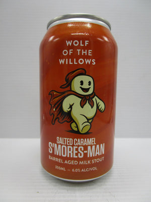 Wolf of the Willows - Salted Caramel S'mores-Man BA Milk Stout 6% 355ml