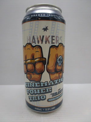 Hawkers - Cinematic Power Trio 'The Brawn' Double WCIPA 9.5% 440ml