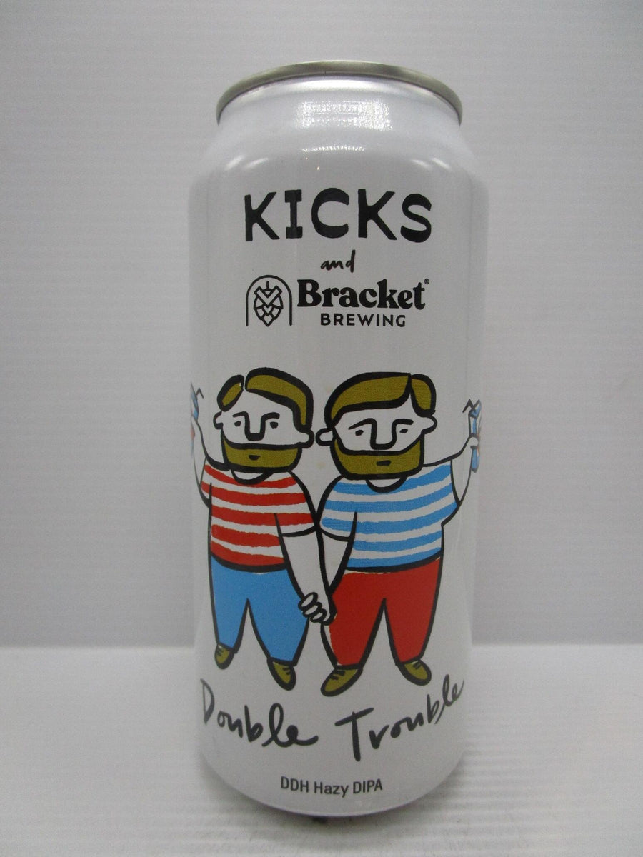Kicks x Bracket - Double Trouble DDH Hazy DIPA 8.2% 440ml