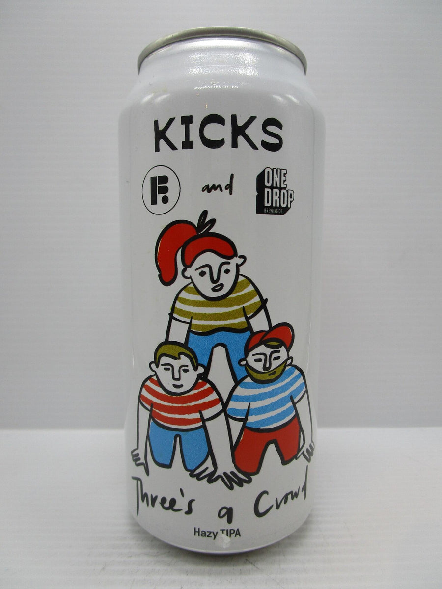 Kicks x One Drop x Future - Three's a Crowd Hazy TIPA 10.1% 440ml