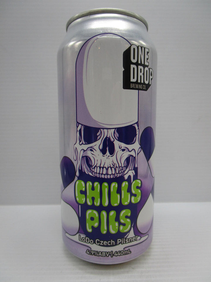 One Drop - Chills Pils LoDo Czech Pilsner 4.9% 440ml
