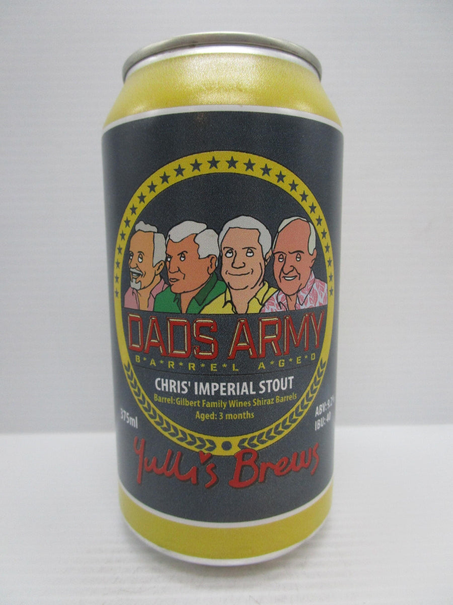 Yulli's - 'Dads Army' Shiraz BA Imperial Stout 9.2% 375ml