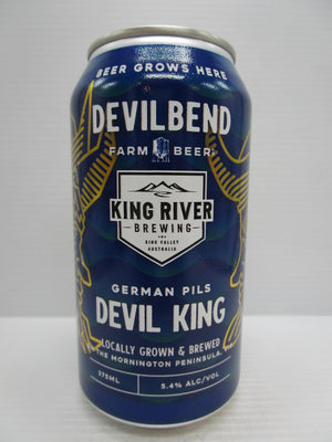 Devilbend x King River - 'Devil King' German Pils 5.4% 375ml