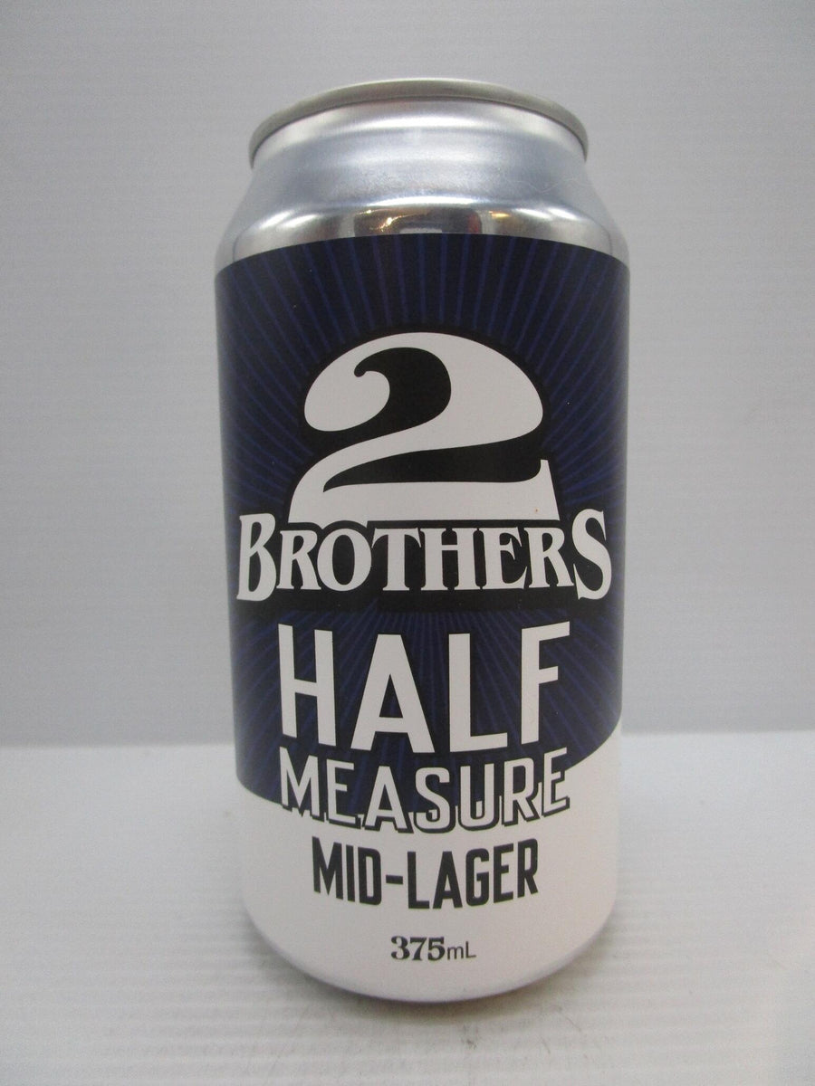 2 Brothers - 'Half Measure' Mid Lager 3.5% 375ml