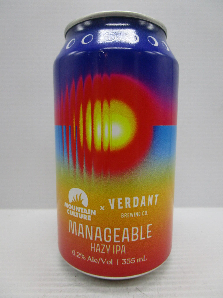 Mountain Culture x Verdant - Manageable Hazy IPA 6.2% 355ml