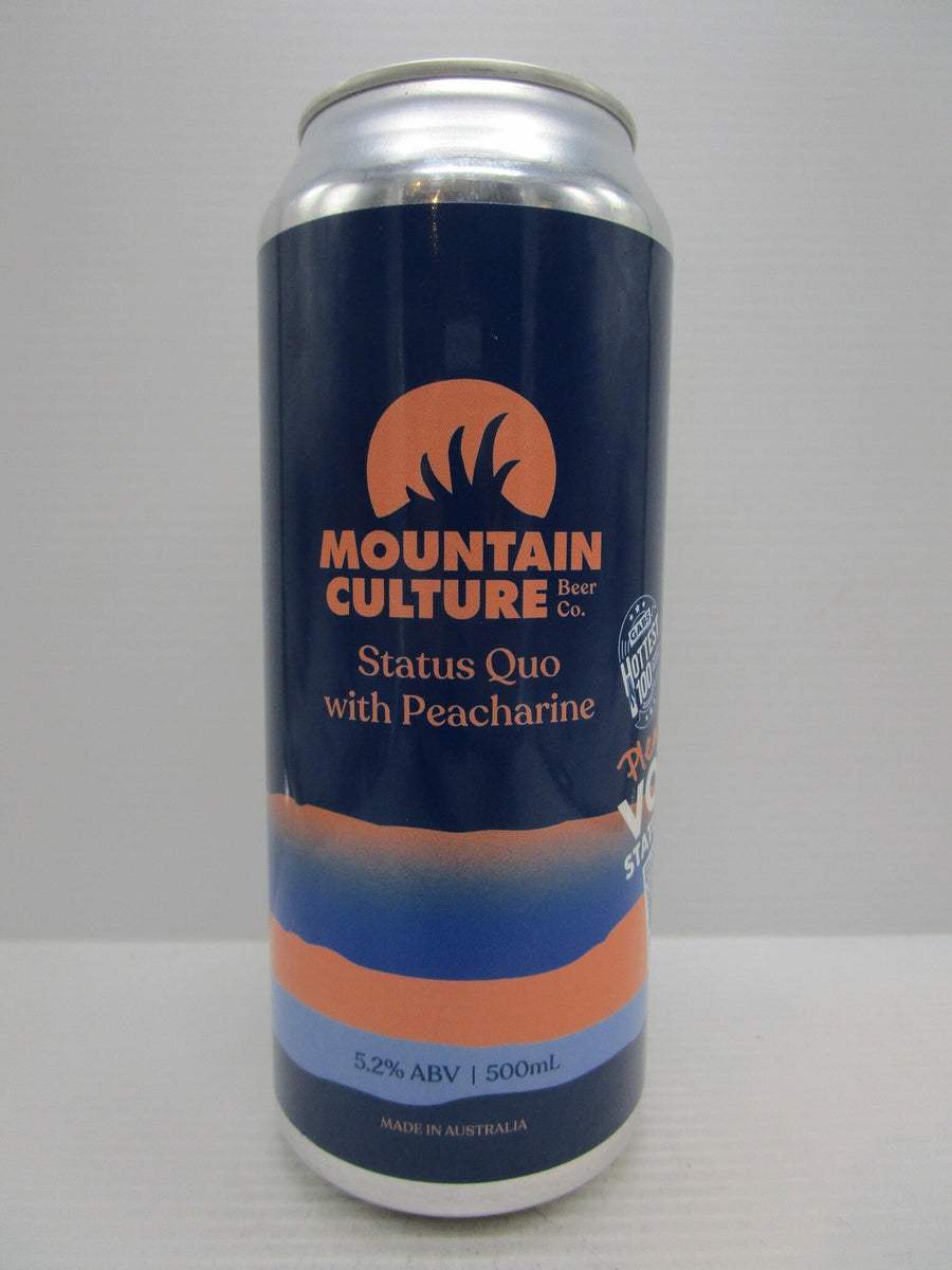 Mountain Culture - Status Quo w/Peacherine 5.2% 500ml